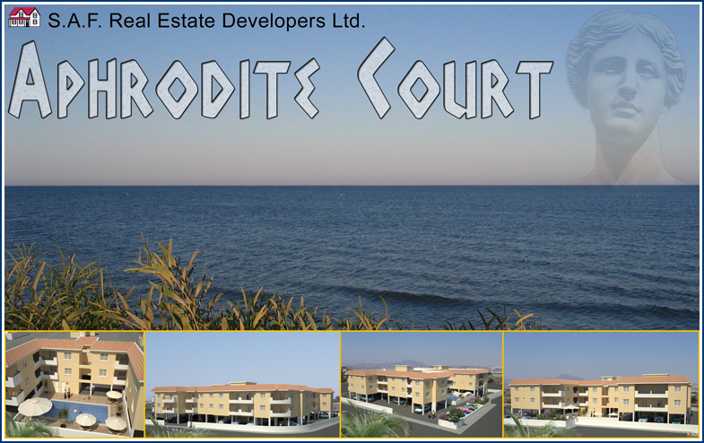 SAF Real Estate Developers, Aphrodite Court Brochure Front-Page